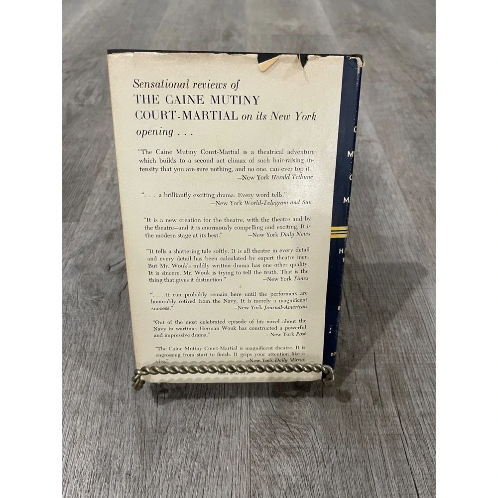 Vintage The Caine Mutiny Court-Martial:‎ A Play by Herman Wouk (1954, Hardcover)
